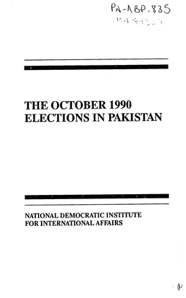 Elections in Pakistan