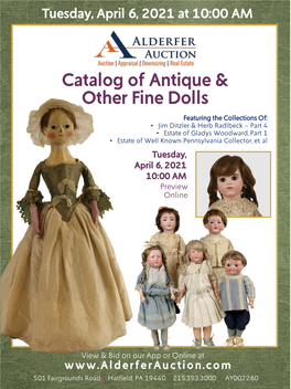 Catalog of Antique & Other Fine Dolls