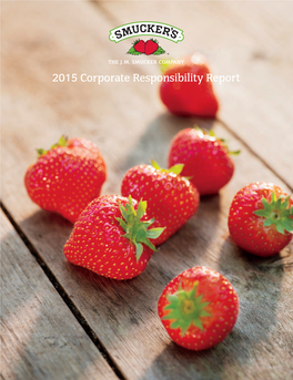 2015 Corporate Responsibility Report