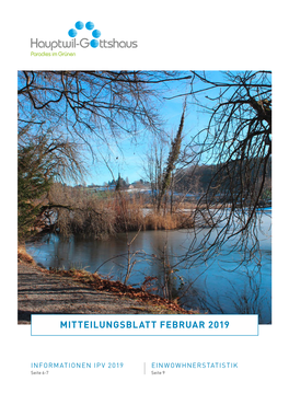 Mitteilungsblatt Februar 2019