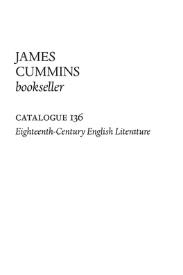 James Cummins Bookseller