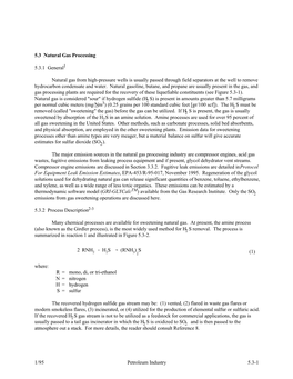 AP-42, Section 5.3: Natural Gas Processing