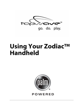 Tapwave Zodiac User Guide