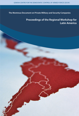 Proceedings of the Regional Workshop for Latin America