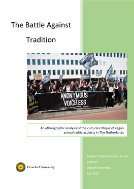 An Ethnographic Analysis of the Cultural Critique of Vegan Animal Rights Activists in the Netherlands
