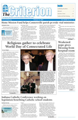 Religious Gather to Celebrate World Day of Consecrated Life