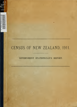 Report on the Results of a Census of the Dominion of New Zealand