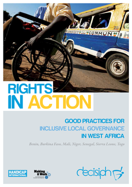 Good Practices for Inclusive Local Governance in West Africa Benin, Burkina Faso, Mali, Niger, Senegal, Sierra Leone, Togo DISCLAIMER