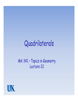 Quadrilaterals