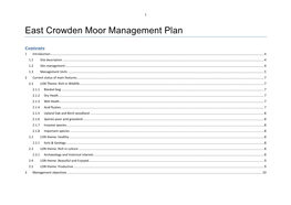 East Crowden Moor Management Plan