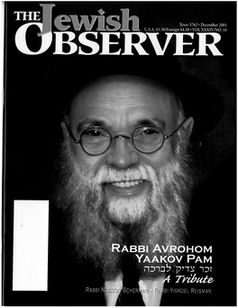 RABBI AVROHOM YAAKOV HAKOHEIN PAM '>"Oil, a TRIBUTE