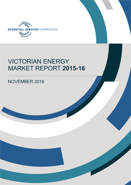 Victorian Energy Market Report 2015-16