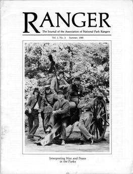 The Journal of the Association of National Park Rangers Interpreting