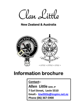 Clan Little Information Brochure