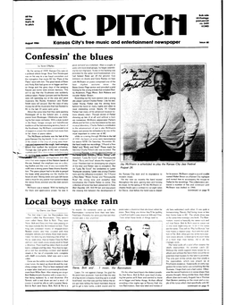 August 1986 Kansas City's Free Music and Entertainment Newspaper Issue 68 Confessin' the Blues