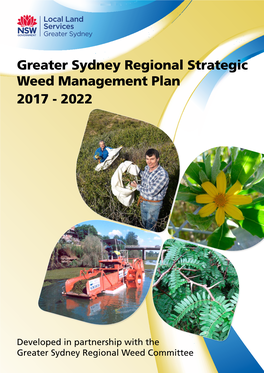 Greater Sydney Regional Strategic Weed Management Plan 2017 - 2022