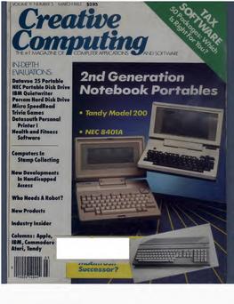 Creative Computing Magazine (March 1985)