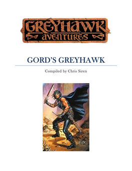Gord's Greyhawk
