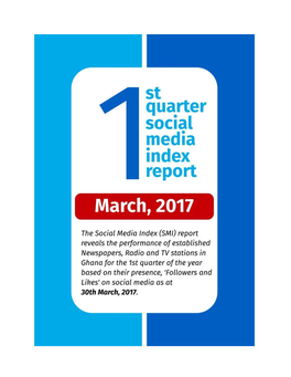 Social Media Index Report (Radio, Television and Newspaper)