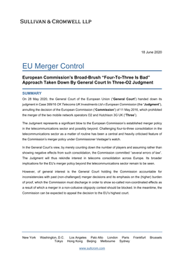 EU Merger Control