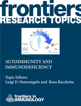 Autoimmunity and Immunodeficiency