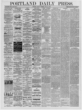 Portland Daily Press: July 12, 1878