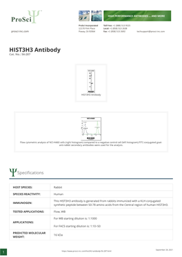 HIST3H3 Antibody Cat