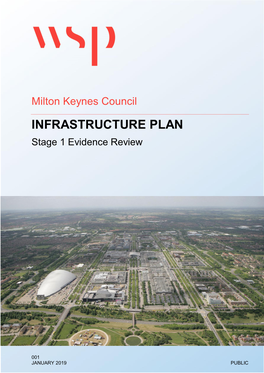 INFRASTRUCTURE PLAN Stage 1 Evidence Review