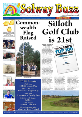 Issue 163 Common- Wealth Silloth There Are 19 Easter Chicks in This Edition Counting the Ones Above