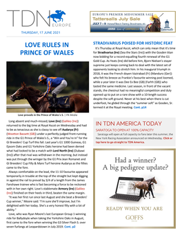 Tdn Europe • Page 2 of 20 • Thetdn.Com Thursday • 17 June 2021