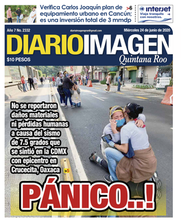 DIARIOIMAGEN QUINTANAROO Miércoles 24 De Junio De 2020