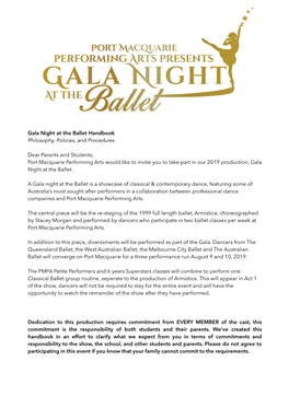 Gala Night at the Ballet Handbook V5