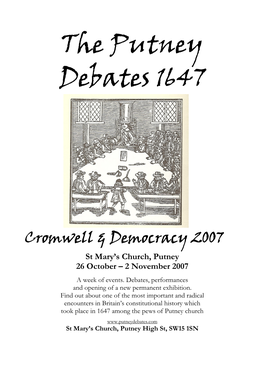 The Putney Debates 1647