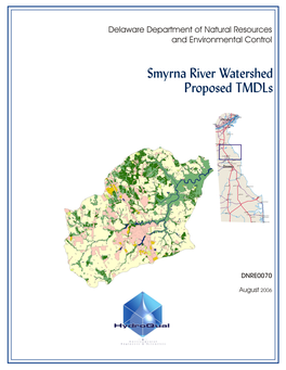 Smyrna River Watershed Proposed Tmdls