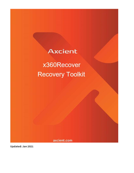 Axcient Recovery Toolkit Guide.) A