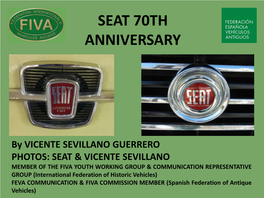Seat 70Th Anniversary
