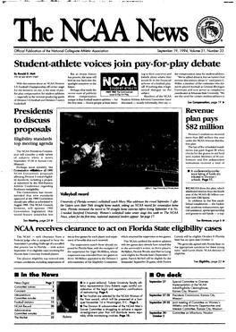 The NCAA News