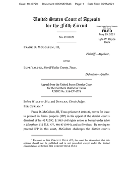 United States Court of Appeals for the Fifth Circuit