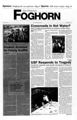 USF Responds to Tragedy