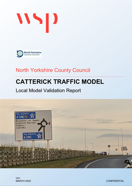 CATTERICK TRAFFIC MODEL Local Model Validation Report