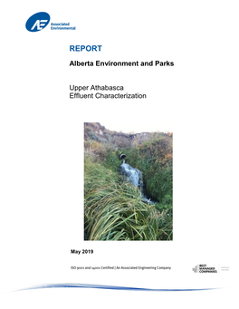 Upper Athabasca Effluent Characterization