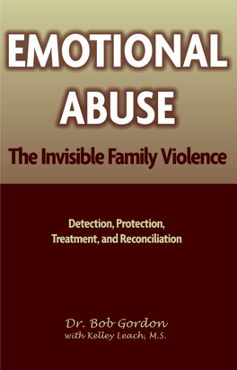 Emotional Abuse the Invisible Family Violence