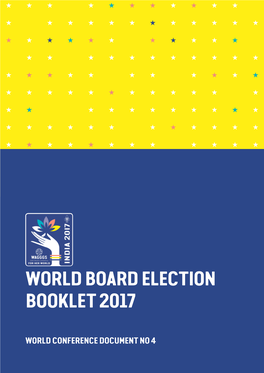 World Board Election Booklet 2017