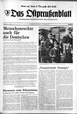 Menschenrechte Auch Für Die Deutschen Aufruf Zum Tag Der Heimat 1977