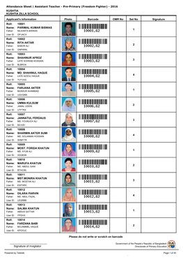 Signature Applicant's Information Photo Barcode KUSHTIA KUSHTIA