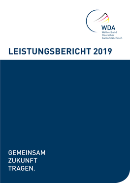 WDA-Leistungsbericht 2019