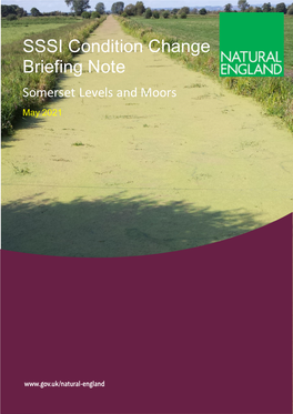 SSSI Condition Briefing Note 24 May 2021