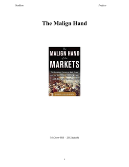 The Malign Hand