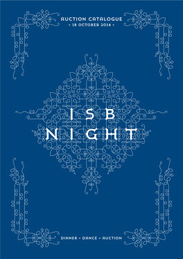 ISB Night Auction Catalogue 2014