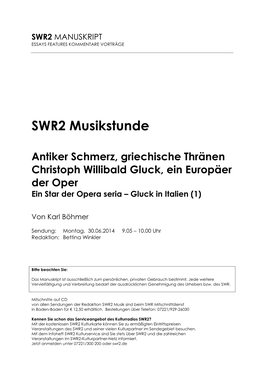 SWR2 Musikstunde